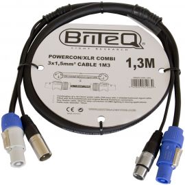 Briteq PowerCon/XLR Combi Kabel
